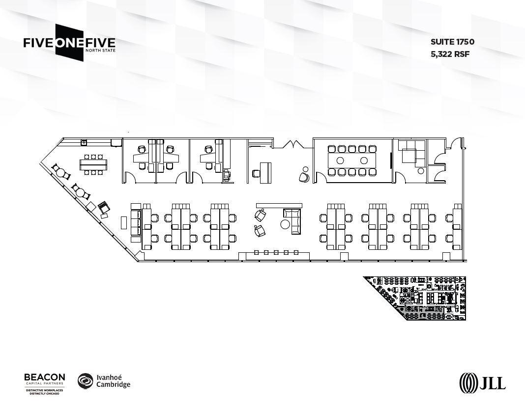 515 N State St, Chicago, IL à louer Plan d  tage- Image 1 de 2