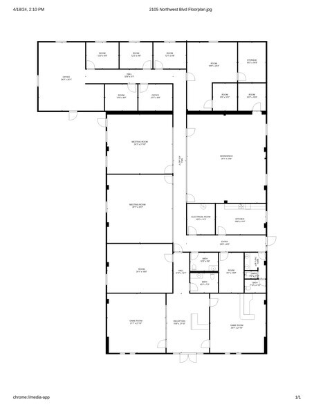 2105 Northwest Blvd, Newton, NC à louer - Plan de site - Image 1 de 31