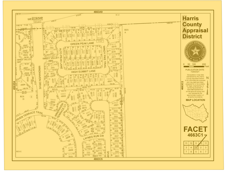 Barker Cypress Rd & West Rd, Houston, TX for sale - Plat Map - Image 3 of 3