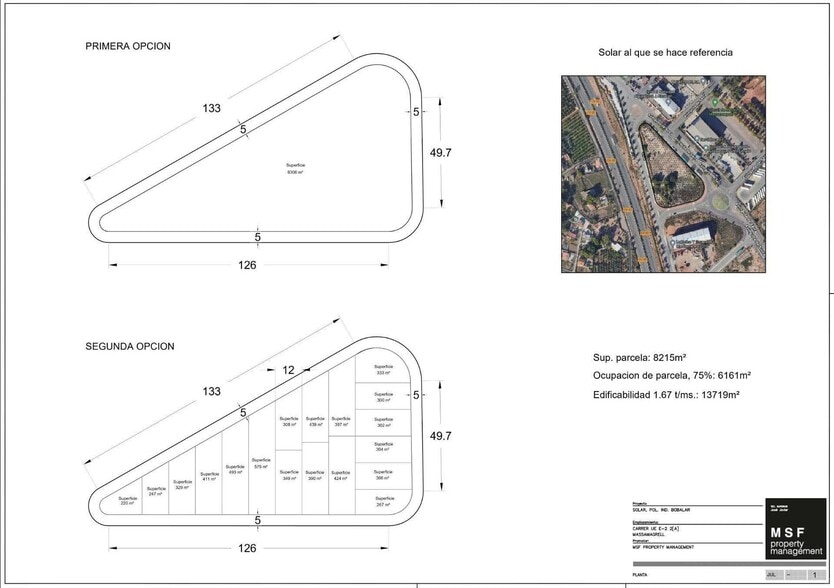 Industrial in Massamagrell, Valencia for sale - Site Plan - Image 1 of 3