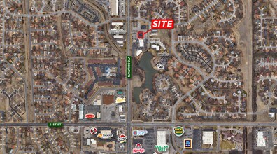 2434 N Woodlawn St, Wichita, KS - AERIAL  map view