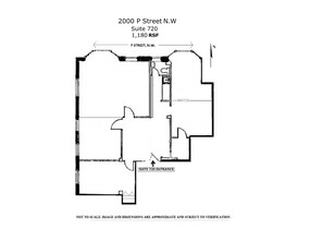 2000 P St NW, Washington, DC à louer Plan de site- Image 1 de 1