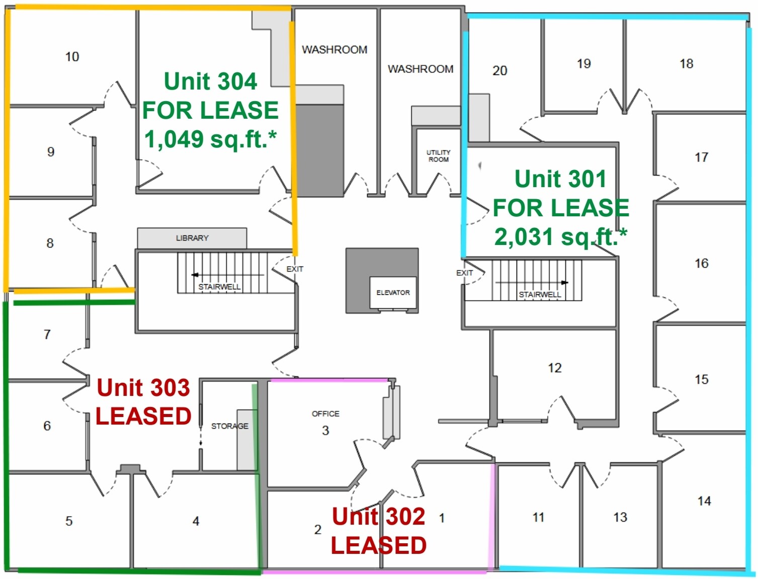 321 Sixth St, New Westminster, BC for lease Floor Plan- Image 1 of 1