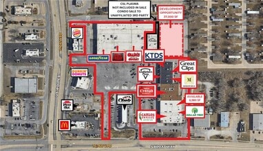 4838-4872 S Broadway Ave, Wichita, KS - AERIAL  map view - Image1