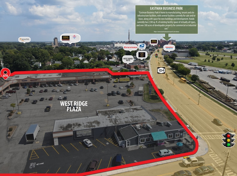 668 Ridge Rd W, Rochester, NY for lease - Aerial - Image 3 of 9