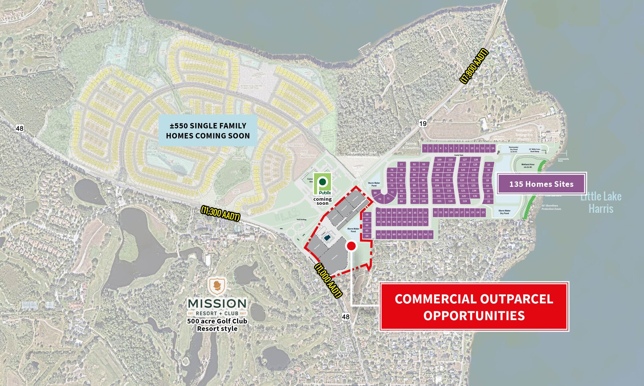 N Palm Avenue and State Road 19, Howey-in-the-Hills, FL à louer Photo principale- Image 1 de 2