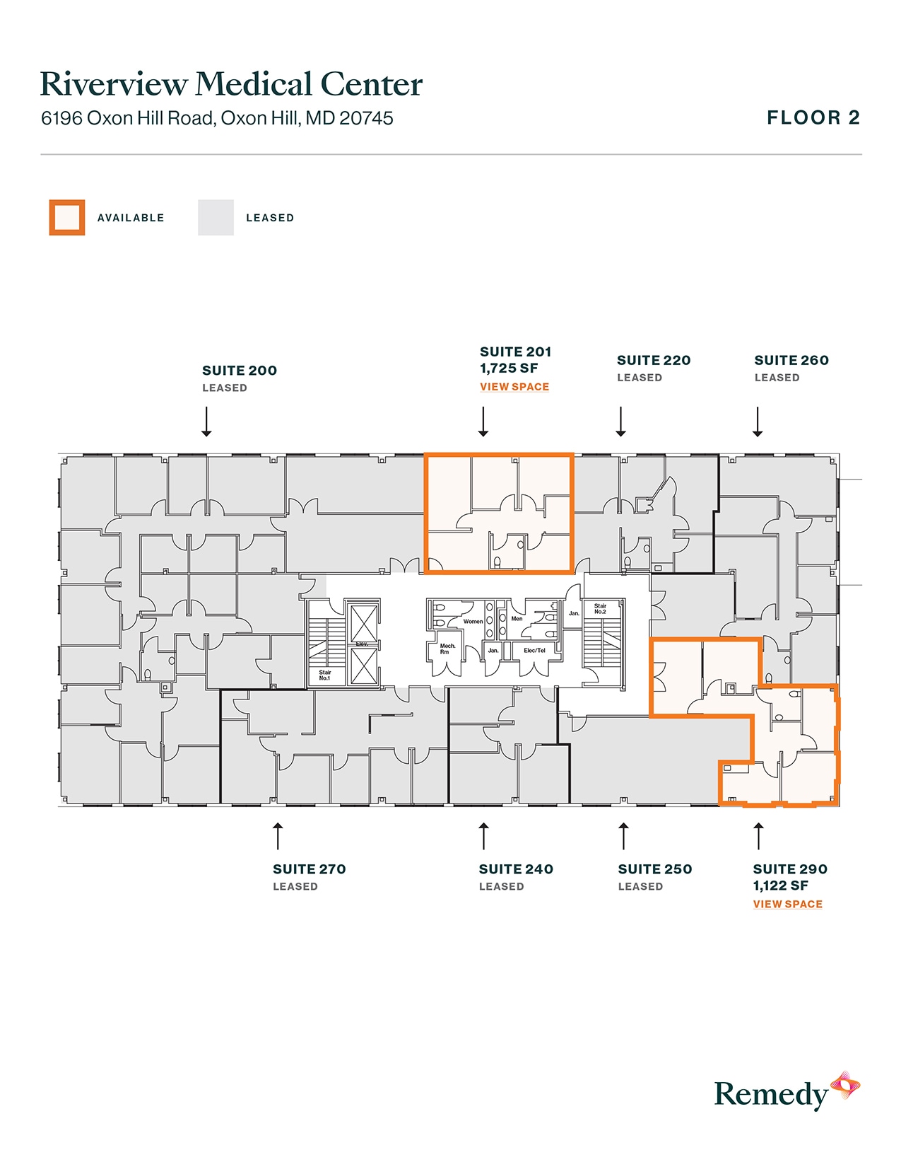 6196 Oxon Hill Rd, Oxon Hill, MD à louer Plan d’étage- Image 1 de 4