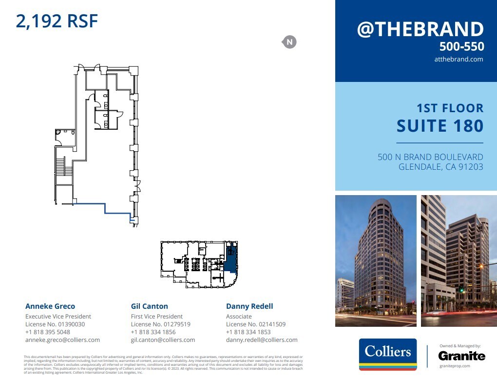 500-550 N Brand Blvd, Glendale, CA for lease Floor Plan- Image 1 of 1