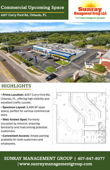 4205 Curry Ford Rd, Orlando, FL à louer - Photo du bâtiment - Image 3 de 3