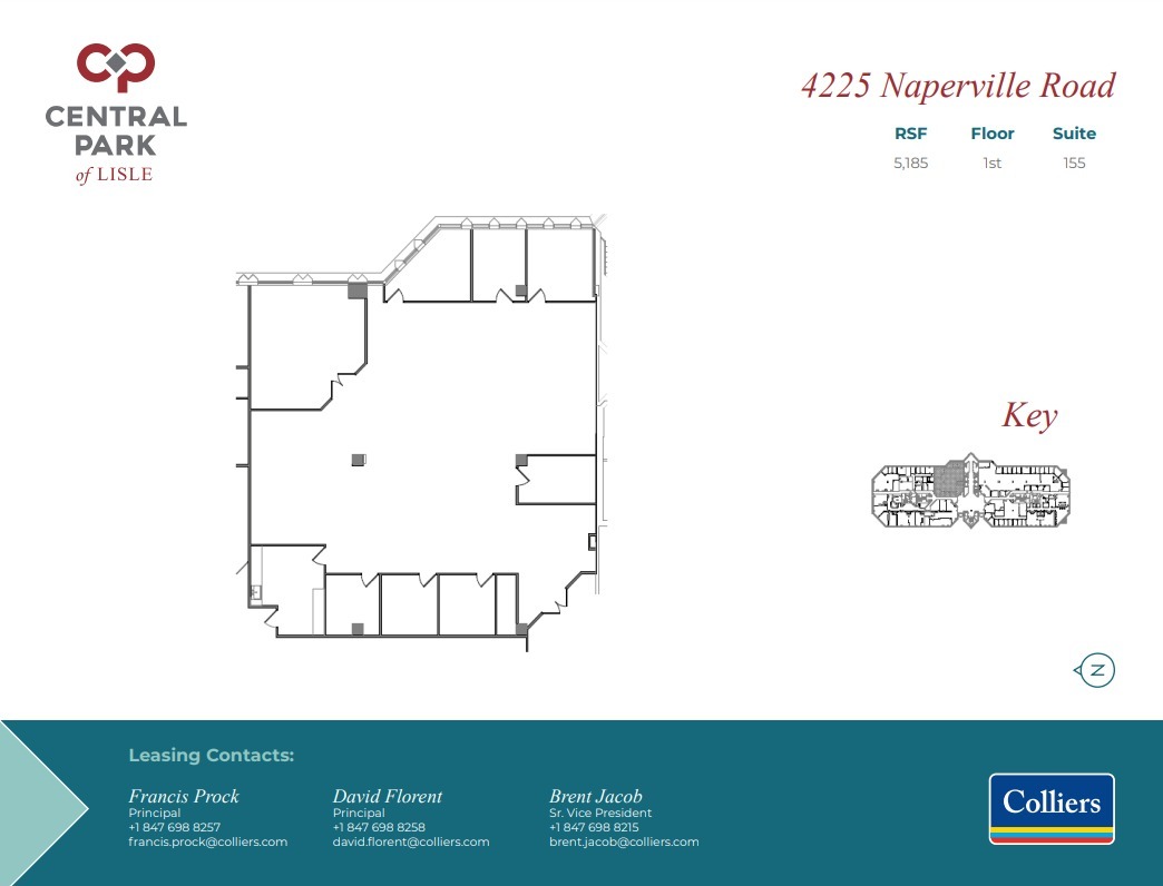 3333 Warrenville Rd, Lisle, IL for lease Floor Plan- Image 1 of 1