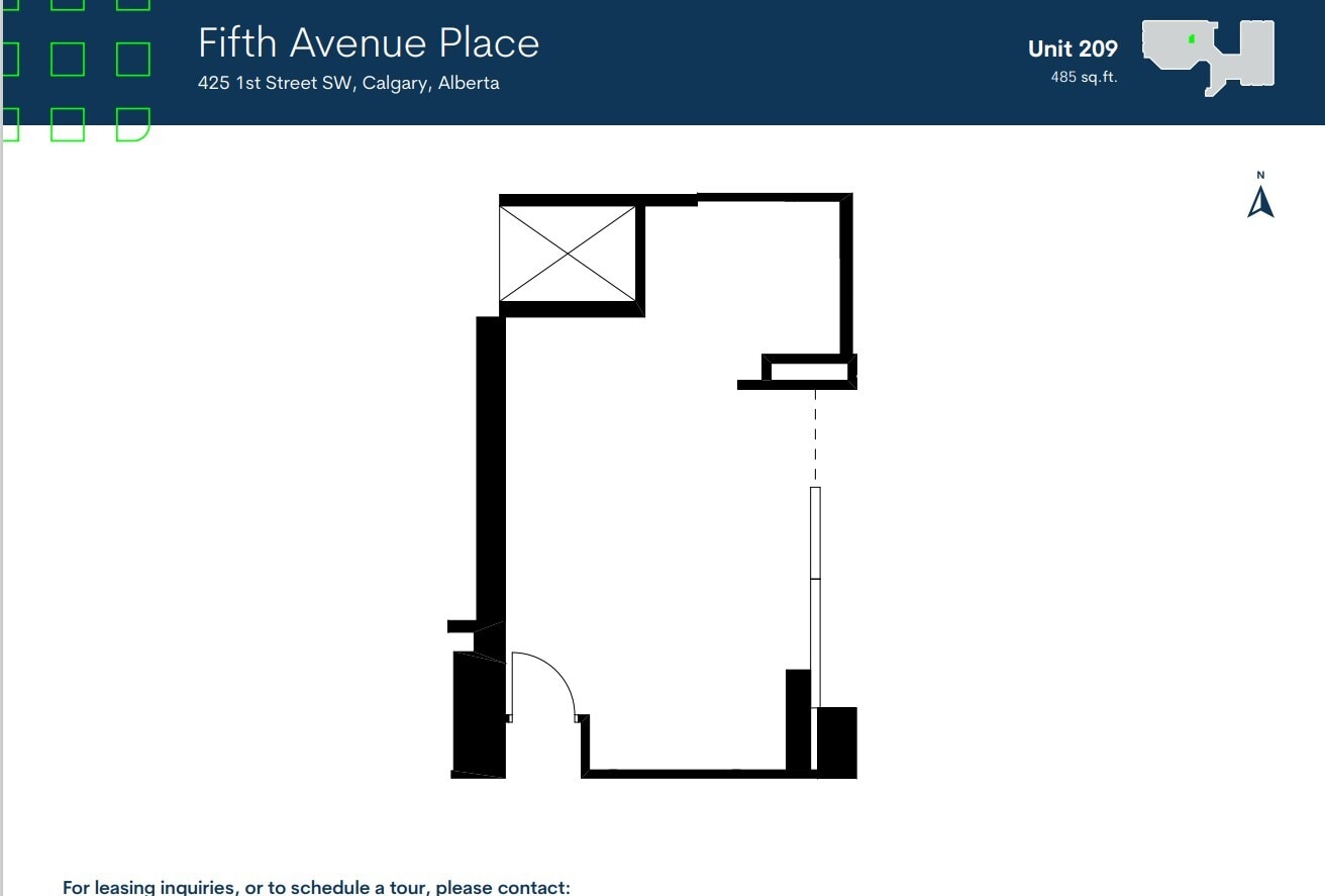 237 4th Ave SW, Calgary, AB for lease Floor Plan- Image 1 of 1