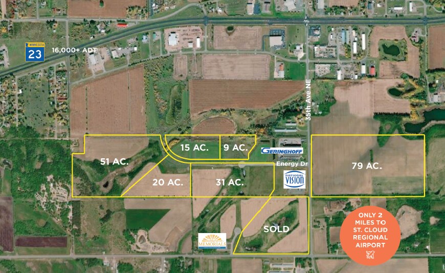 Electron Dr, Saint Cloud, MN for sale - Building Photo - Image 1 of 3