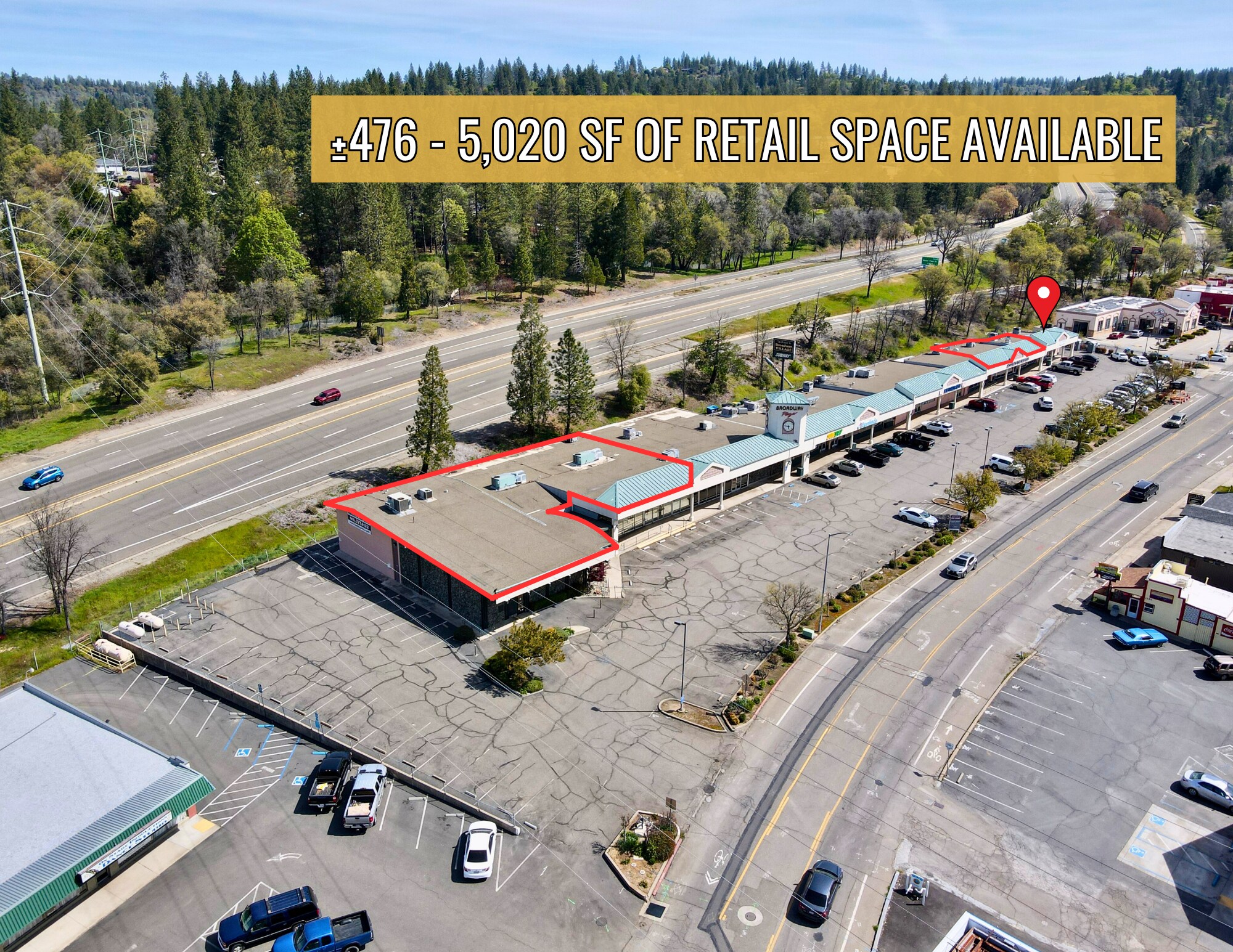 1319-1353 Broadway, Placerville, CA à louer Photo principale- Image 1 de 14