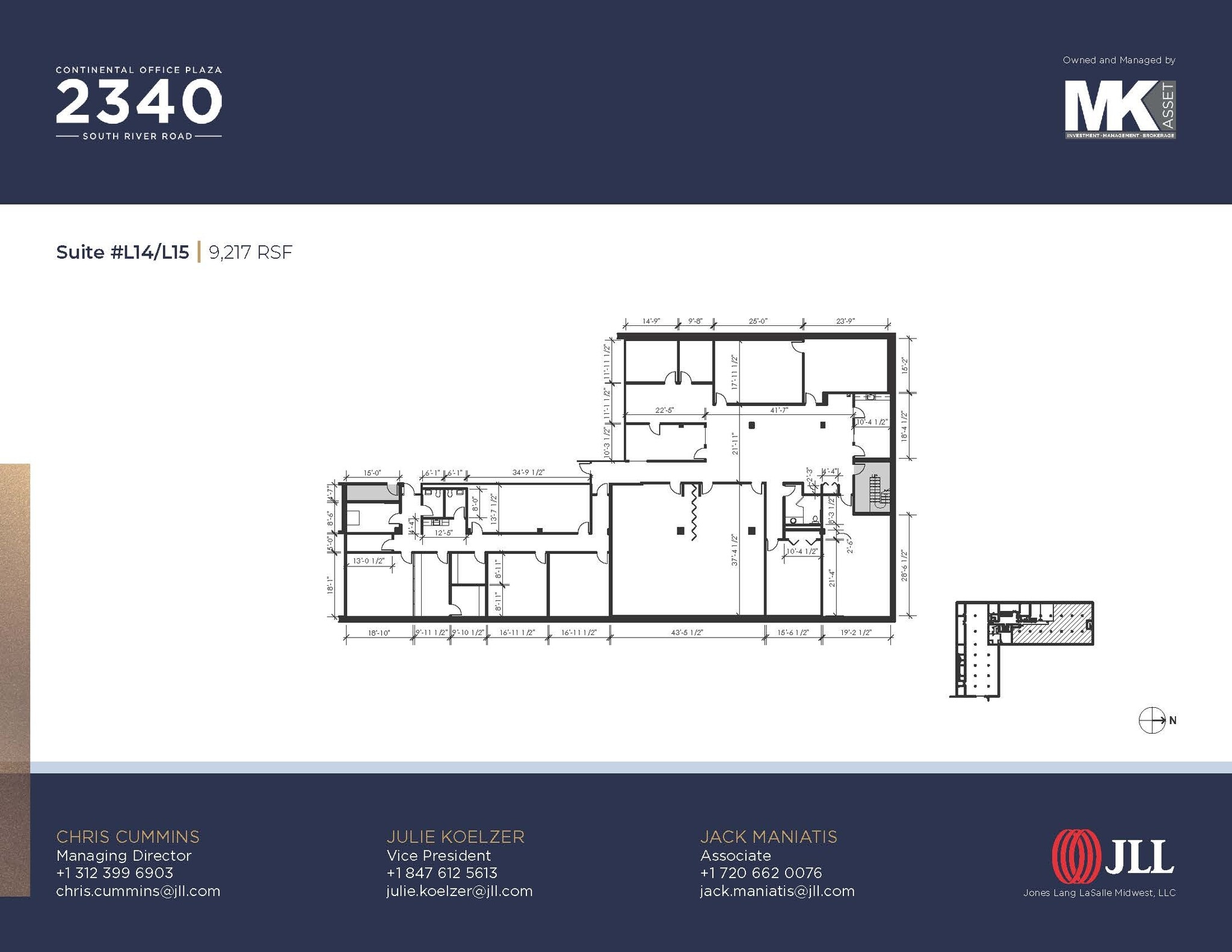 2340 S River Rd, Des Plaines, IL for lease Floor Plan- Image 1 of 1