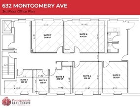 632 Montgomery Ave, Narberth, PA for lease Floor Plan- Image 2 of 2