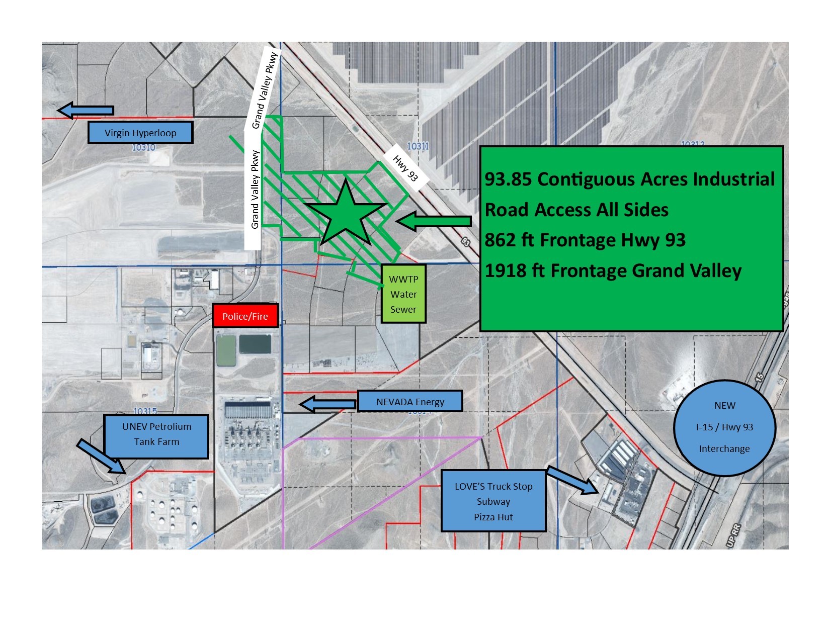 Highway 93 & Interstate 15, Las Vegas, NV for sale Building Photo- Image 1 of 1