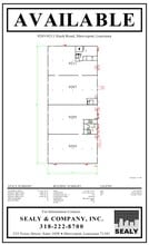 9203-9211 Slack Rd, Shreveport, LA à louer Plan de site- Image 1 de 1