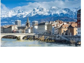 Grenoble, ISE - Aerial  map view