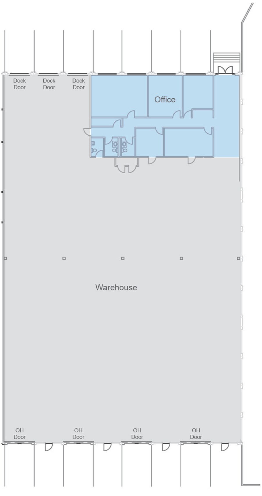 1001 Enterprise Ave, Oklahoma City, OK à louer Plan d’étage- Image 1 de 2