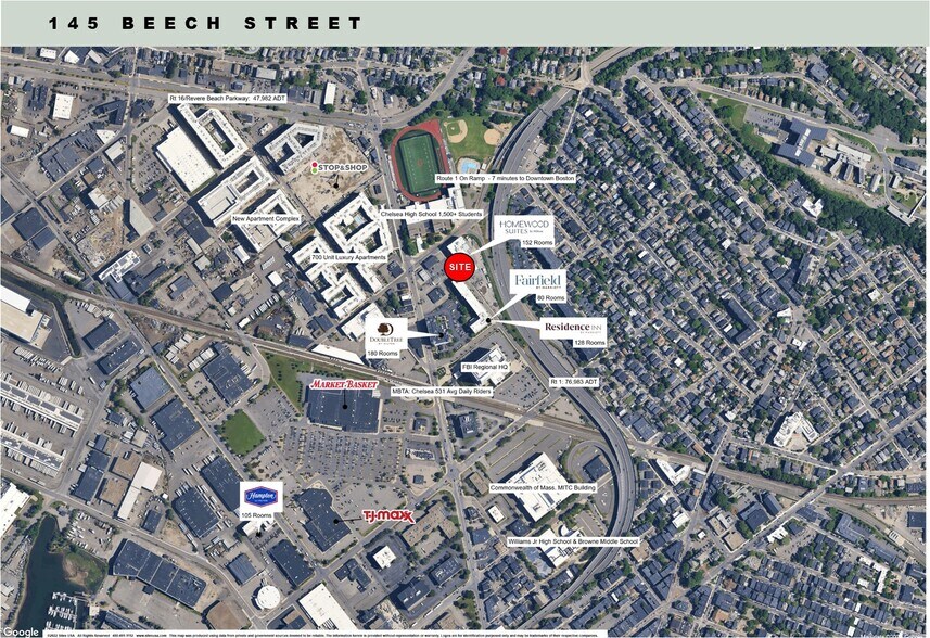 145 Beech St, Chelsea, MA à louer - Aérien - Image 3 de 3
