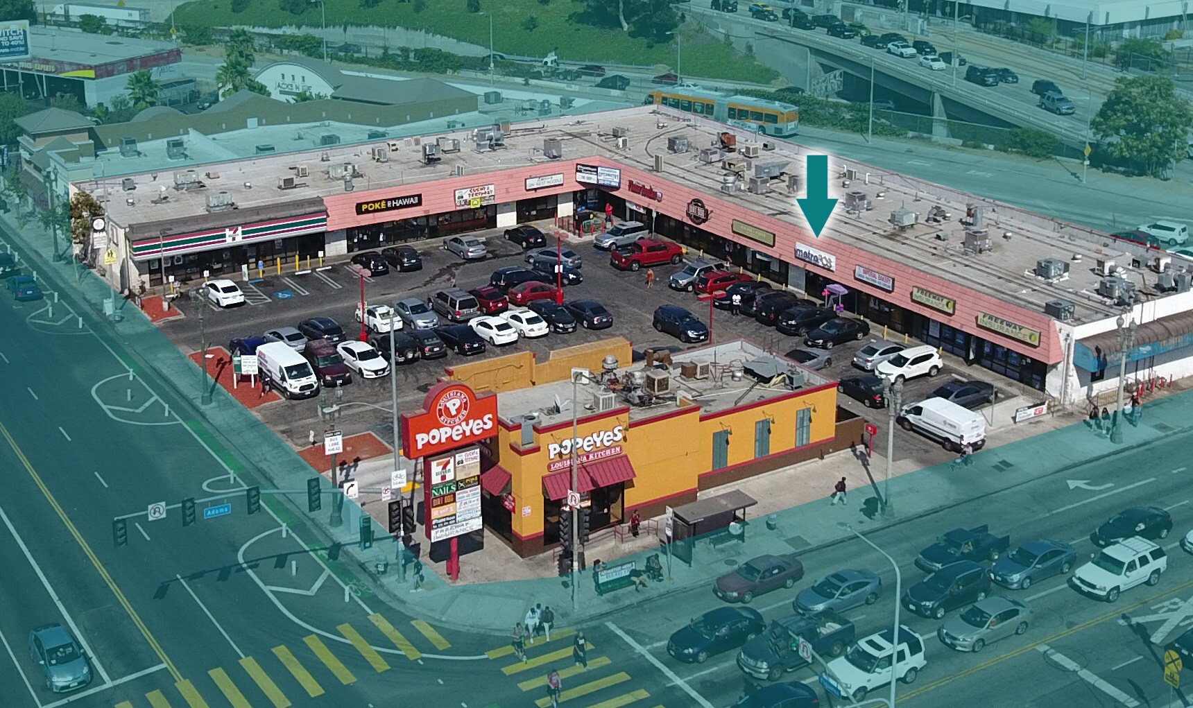 2512-2540 S Figueroa St, Los Angeles, CA for lease Aerial- Image 1 of 13