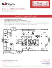 770 Paseo Camarillo, Camarillo, CA à louer Plan de site- Image 1 de 1