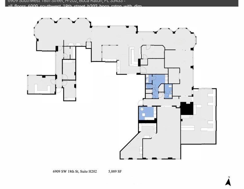 6909 SW 18th St, Boca Raton, FL for lease Floor Plan- Image 1 of 23
