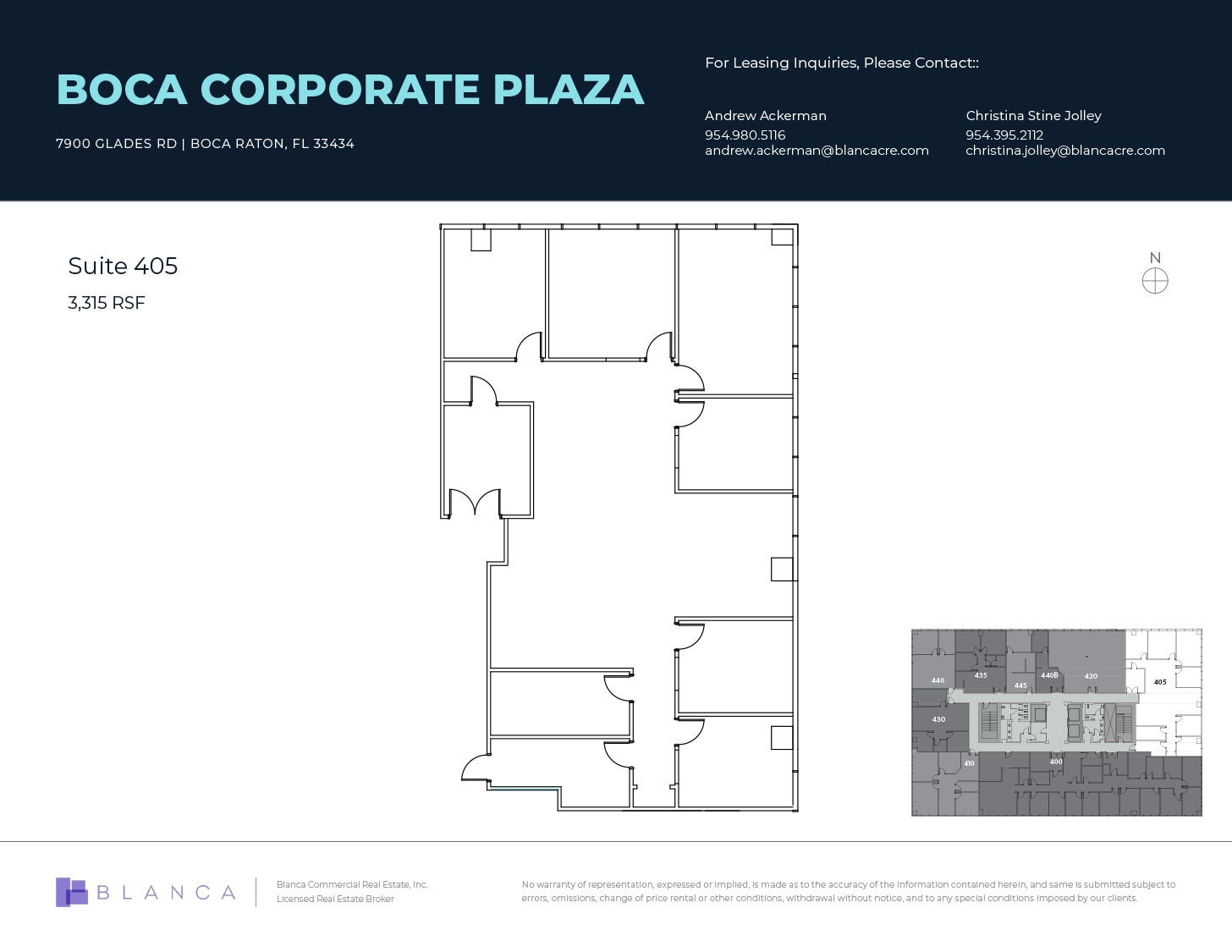 7900 Glades Rd, Boca Raton, FL for lease Floor Plan- Image 1 of 1