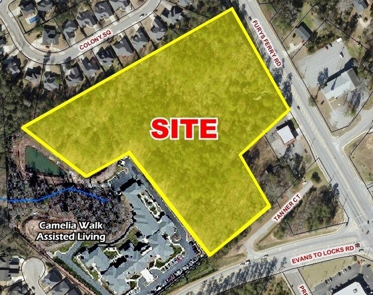 3921 Evans To Locks Rd, Evans, GA à vendre - Photo du bâtiment - Image 3 de 5