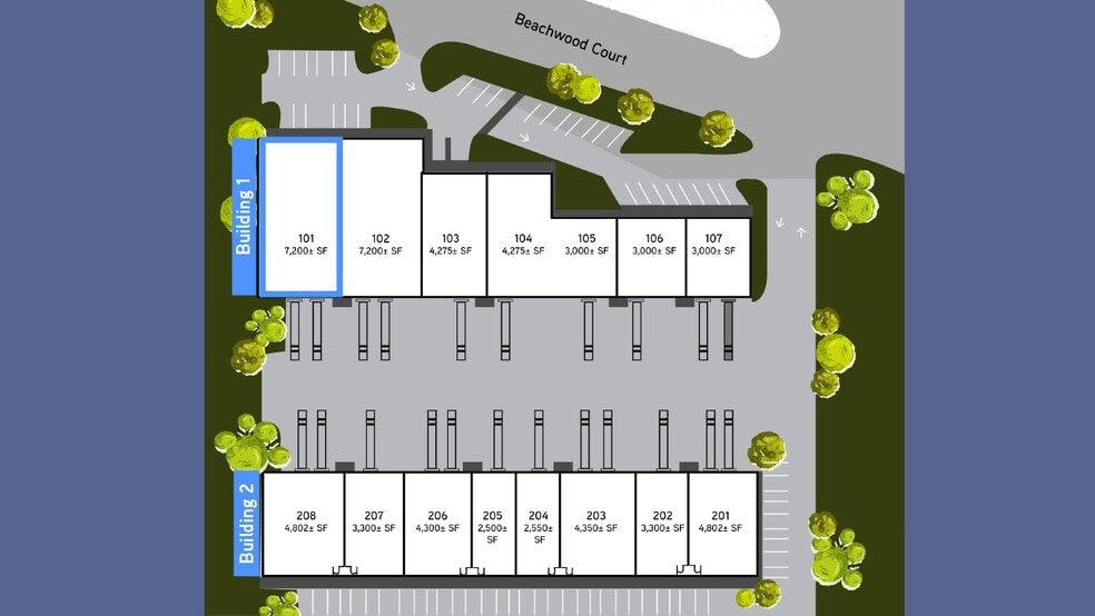 3500 Beachwood Ct, Jacksonville, FL for lease - Site Plan - Image 3 of 9