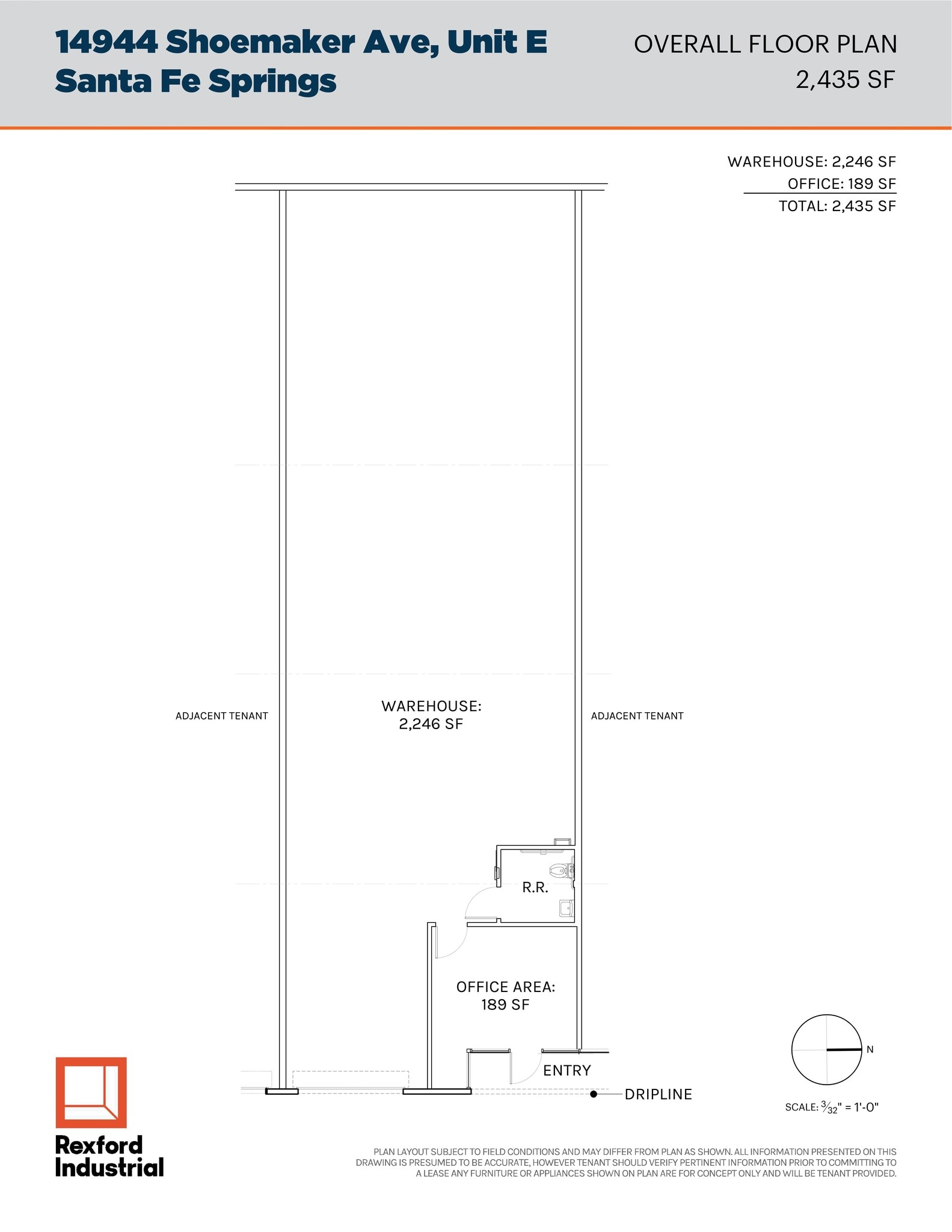 14944 Shoemaker Ave, Santa Fe Springs, CA à louer Plan de site- Image 1 de 7