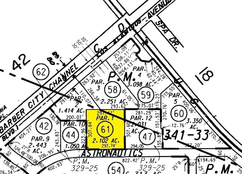 14422 Astronautics Ln, Huntington Beach, CA for lease - Plat Map - Image 2 of 8