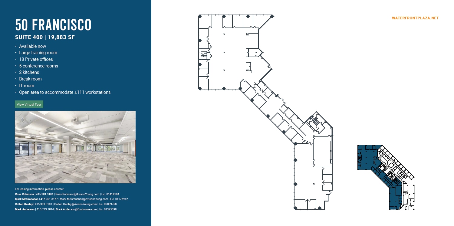 1700 Montgomery St, San Francisco, CA for lease Floor Plan- Image 1 of 4