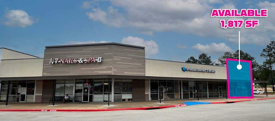 3830-3836 W Davis St, Conroe, TX for lease - Building Photo - Image 1 of 5