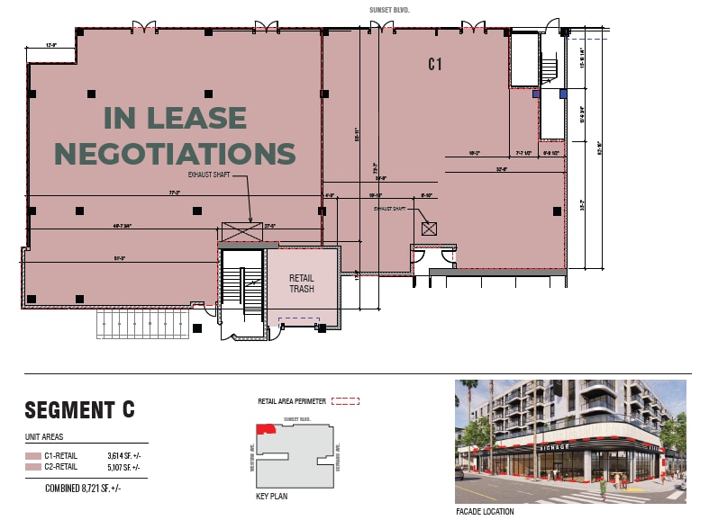 5420 W Sunset Blvd, Los Angeles, CA for lease Building Photo- Image 1 of 2