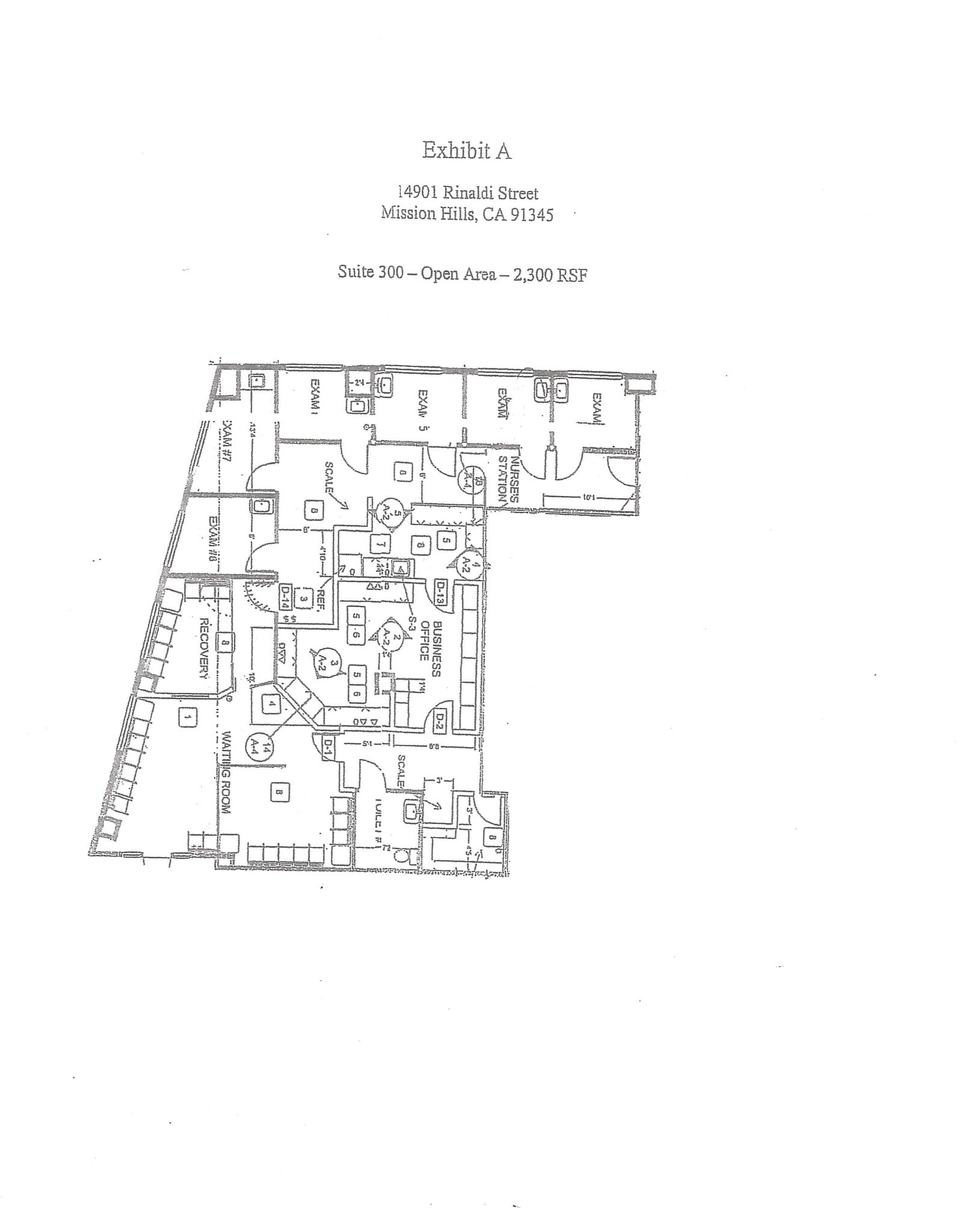 14901 Rinaldi St, Mission Hills, CA à louer Plan d’étage- Image 1 de 1