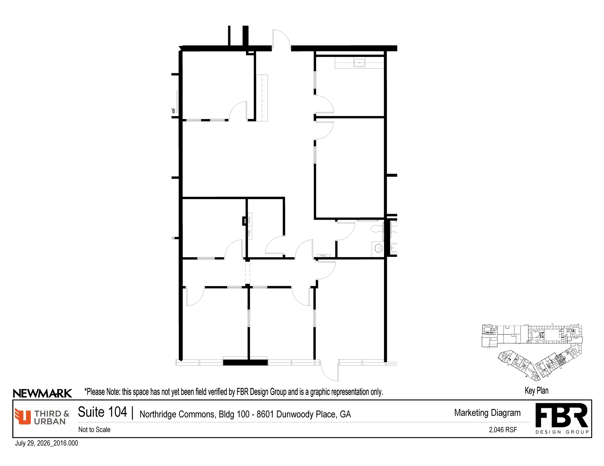 8601 Dunwoody Pl, Sandy Springs, GA for lease Floor Plan- Image 1 of 2