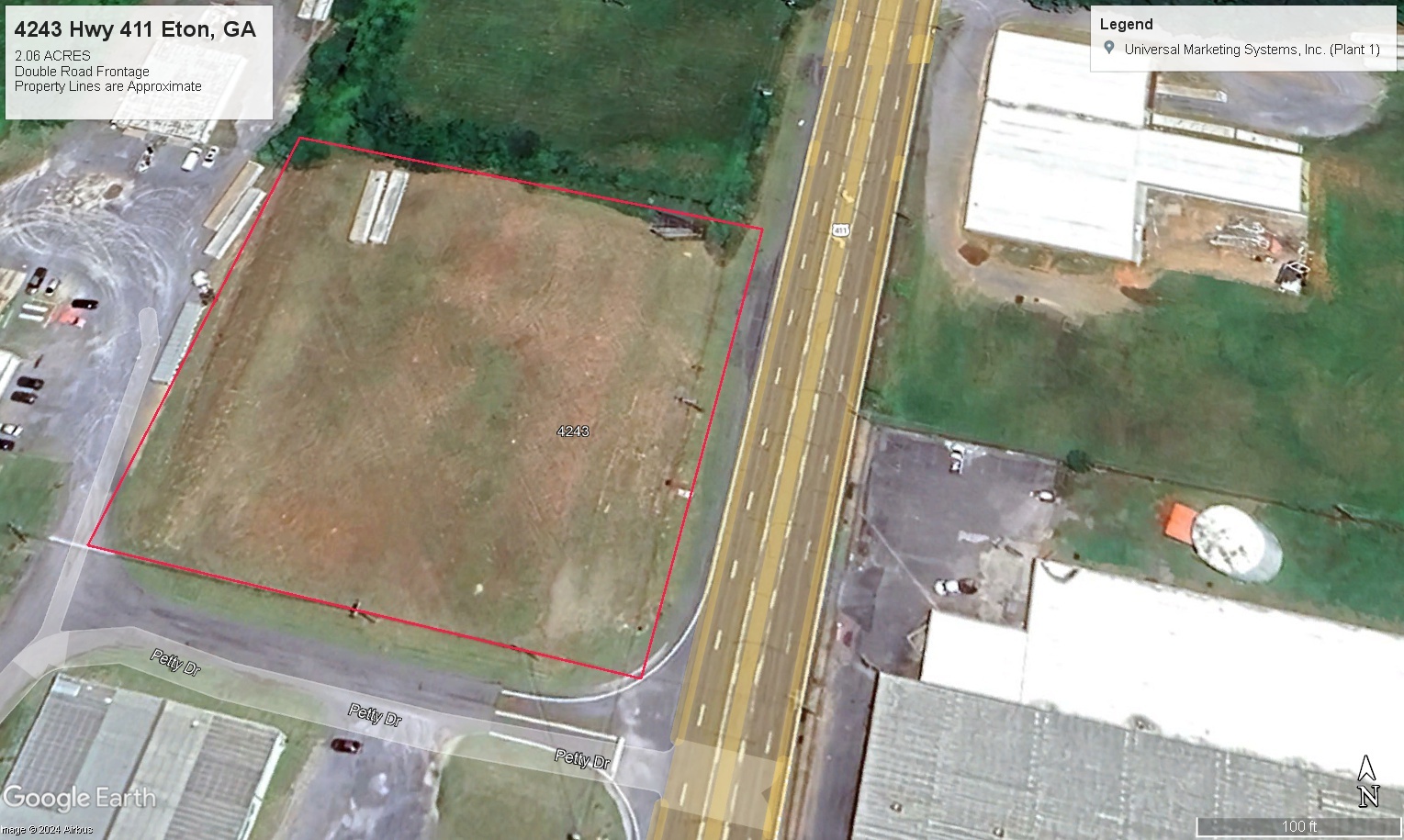 4243 Hwy 411, Chatsworth, GA for sale Aerial- Image 1 of 3