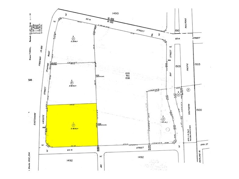 6475 Christie Ave, Emeryville, CA for lease - Plat Map - Image 2 of 7