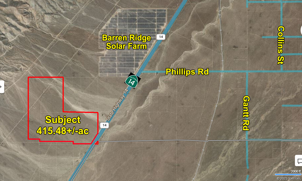 Aerospace Hwy (Hwy #14), Mojave, CA for sale - Aerial - Image 2 of 2