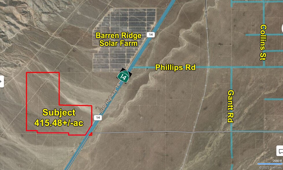 Aerospace Hwy (Hwy #14), Mojave, CA à vendre - Aérien - Image 2 de 2