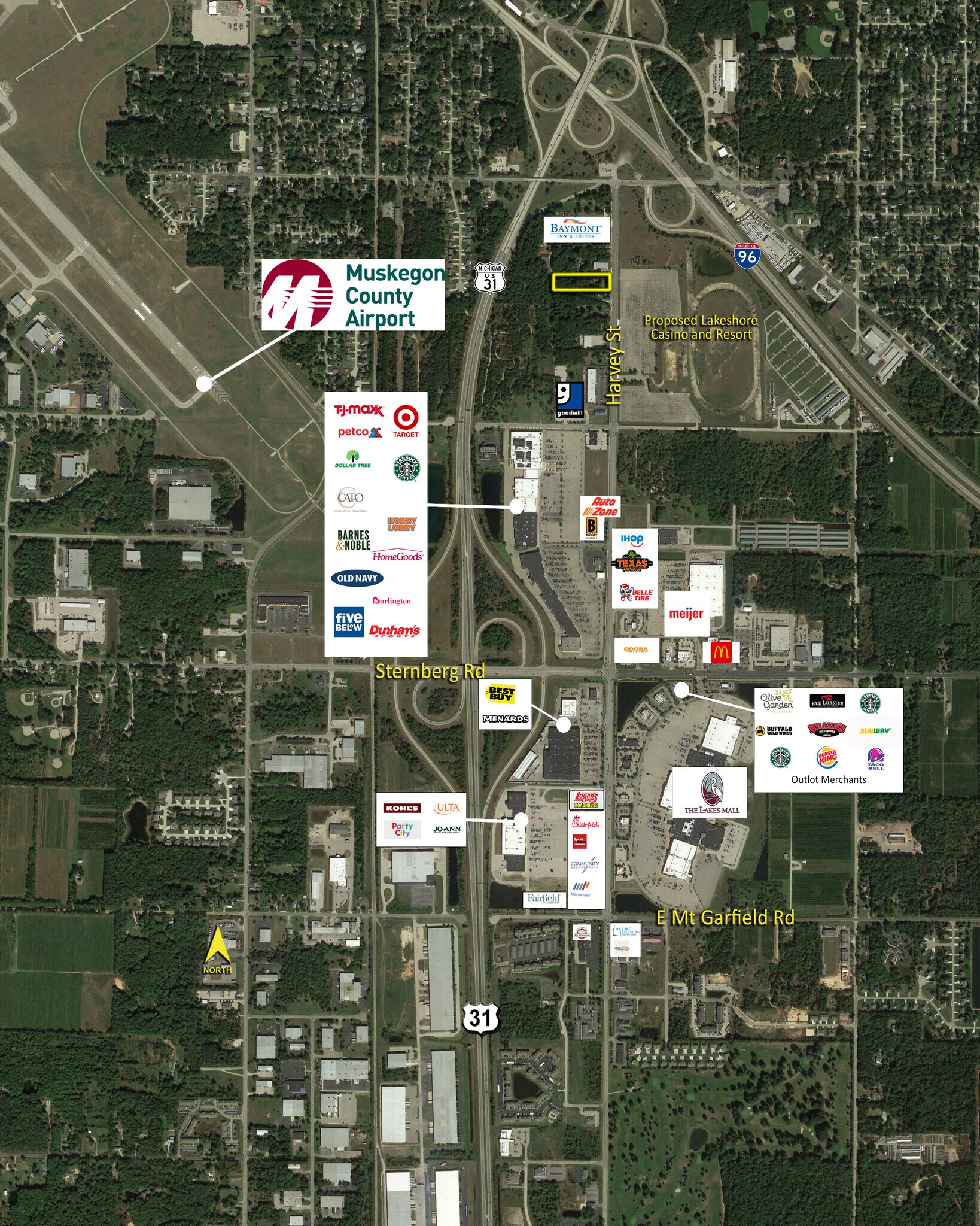 4769 Harvey St, Muskegon, MI à vendre Aérien- Image 1 de 4