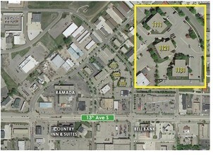 1121 Westrac Dr, Fargo, ND - AERIAL map view