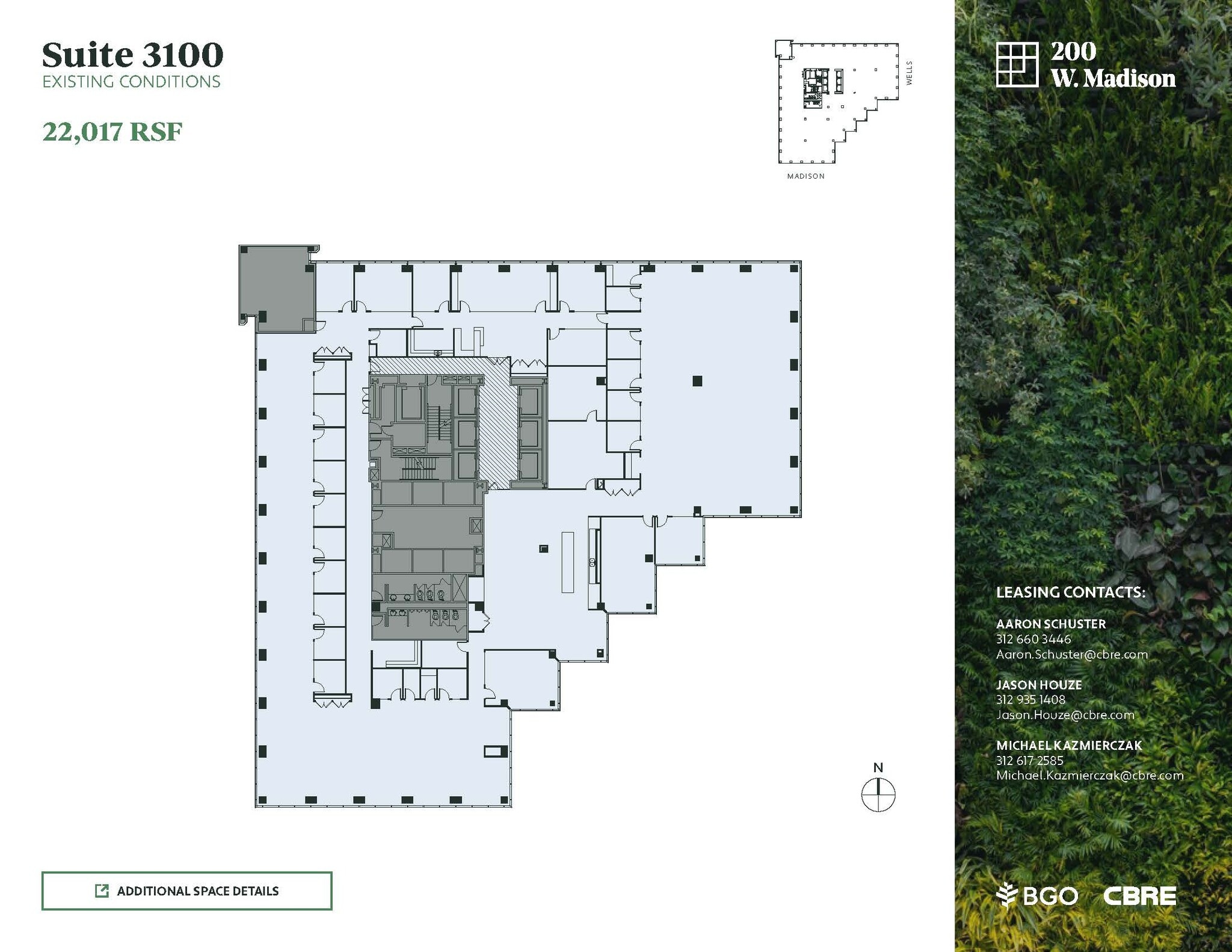 200 W Madison St, Chicago, IL à louer Plan d’étage- Image 1 de 1
