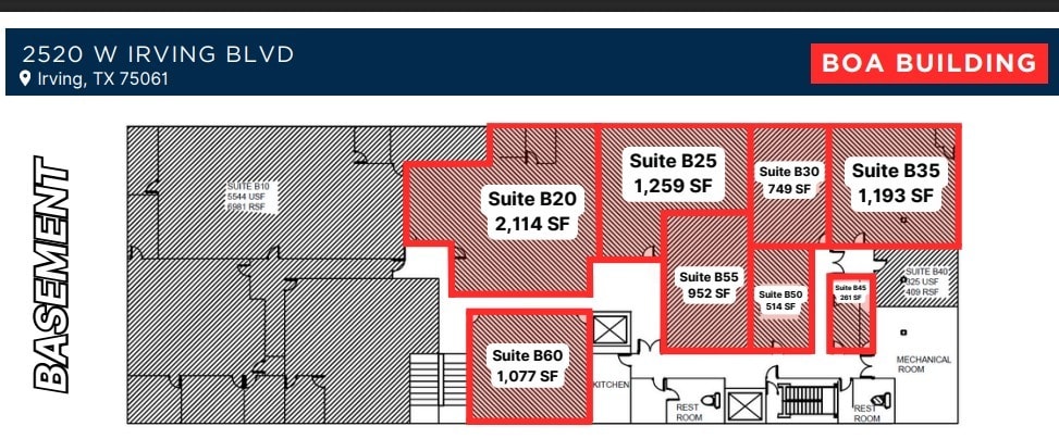 2520 W Irving Blvd, Irving, TX for sale Floor Plan- Image 1 of 1