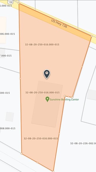 10809 E Us-136, Indianapolis, IN for sale - Plat Map - Image 1 of 1