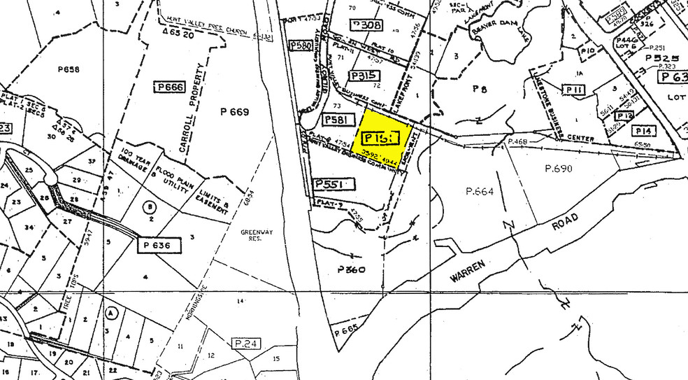 10711 Gilroy Rd, Hunt Valley, MD à vendre - Plan cadastral - Image 1 de 1