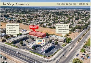 3948 Sylvan Ave, Modesto, CA - Aérien Vue de la carte
