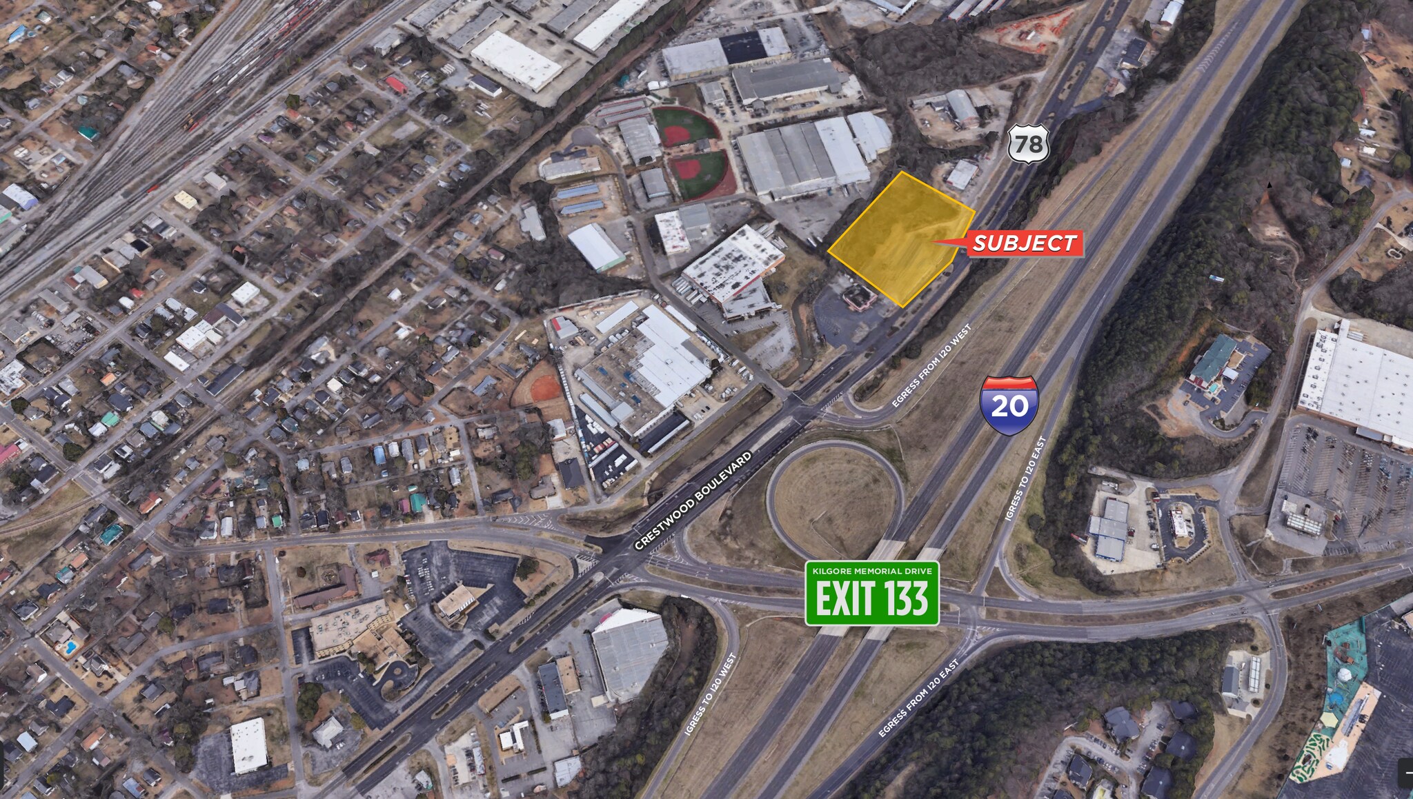 2150 Crestwood Blvd., Irondale, AL à louer Aérien- Image 1 de 2