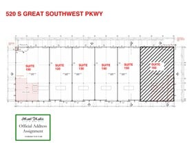 520 S Great Southwest Pky, Grand Prairie, TX for lease Site Plan- Image 1 of 1